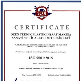 Özen  Teknik ISO 9001 TR